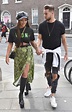 Jesy Nelson and Chris Hughes look loved-up as they return to Dublin for ...