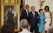 A ‘few family pictures’ of George and Laura Bush hang in White House ...