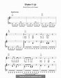 Shake It Up (The Cars) by R. Ocasek - sheet music on MusicaNeo
