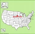 Sioux Falls location on the U.S. Map - Ontheworldmap.com