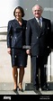 (dpa) - German President Johannes Rau and his wife Christina Rau pose ...