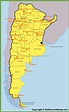 Administrative map of Argentina - Ontheworldmap.com