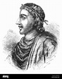 Un ritratto del Cnut il Grande (995-1035), anche conosciuto come il re ...