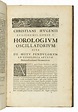 HUYGENS, Christiaan (1629-1695). Horologium oscillatorium sive de motu ...