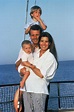 Vacances en famille à Monaco, août 1987 Caroline de Monaco, Stefano ...