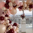 Happy Birthday girl! 🍒🥂 Arco orgánico en globos y pedestal!💐 Creamos ...