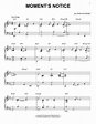 Moment's Notice (arr. Brent Edstrom) Sheet Music | John Coltrane ...