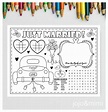 WEDDING Printable Placemat Wedding Day Activity Kids Activity Just ...