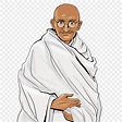 Ilustración De Mahatma Gandhi PNG ,dibujos Sabio, Mahatma Gandhi ...