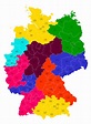 Deutschland Postleitzahlengebiete - AtlasBig.com