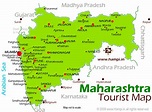 Maharahtra Tourist Map - Maharashtra • mappery