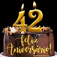 Feliz aniversário de 42 anos - lindo bolo de feliz aniversário ...