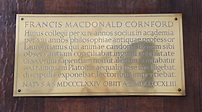 Trinity College Chapel - Francis MacDonald Cornford
