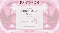 Hieronymus Wolf Biography - German historian and humanist (1516 - 1580 ...