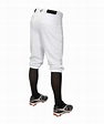 Easton Men's Pro+Knicker Style Baseball Softball Pants, White ...