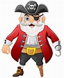 Pirata de dibujos animados | Vector Premium