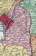 Prince George’s County, Maryland, Map, 1911, Rand McNally, Upper ...