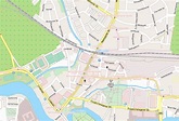 Köpenick-Stadtplan mit Satellitenbild und Hotels von Berlin