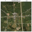 Aerial Photography Map of Crawfordsville, IA Iowa