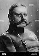 El General Paul von Hindenburg, 1915, el ejército alemán y líder ...