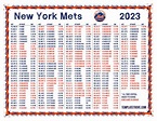 Ny Mets Schedule Printable