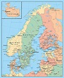 Maps of Baltic and Scandinavia | Detailed Political, Relief, Road and ...