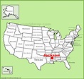 Jackson location on the U.S. Map - Ontheworldmap.com