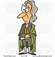 Cartoon Guy, John Locke, Standing and Holding a Document #57156 by Ron ...