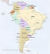 South America Political Map