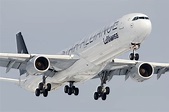 File:Lufthansa Airbus A340-600 on short final, Toronto Pearson runway ...