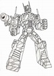 Dibujos Para Colorear Transformers Optimus Prime