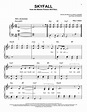 Skyfall (Easy Piano) - Print Sheet Music Now