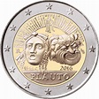 2 Euros Commémorative Italie 2016 Plauto Pièce - Romacoins