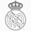 Real Madrid Logo Coloring Pages at GetColorings.com | Free printable colorings pages to print ...