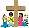 Child Praying Clipart - Clipart