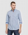 Camisa de hombre Pierre Cardin estampada azul · Pierre Cardin · Moda ...