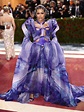 Teyana Taylor Brings Dramatic Glam in Edgy Purple Dress at Met Gala ...