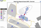 Rapid City - Rapid City Regional (RAP) Airport Terminal Map - Overview ...