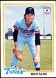 WHEN TOPPS HAD (BASE)BALLS!: NOT REALLY MISSING IN ACTION- 1978 MIKE PAZIK