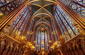 One of my favorite examples of Rayonnant Gothic: the Sainte-Chapelle ...