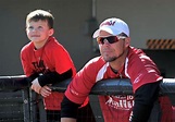 Chipper Jones and son Tristen: Catcher's Rally Foundation game at ...