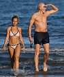 Charles Dance, 73, and his new girlfriend, 53, enjoy a romantic stroll ...