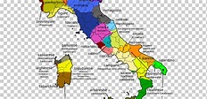 Italia del norte Italia idioma dialecto lengua hablada, diseño de ...