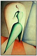 Bild "Die Tänzerin" (1922), Oskar Schlemmer, gerahmt | Vermischtes