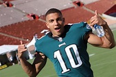 RARITY! AN EAGLES WR (ROOKIE MACK HOLLINS) CATCHING THE BALL! | Fast ...