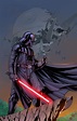 Wallpaper : Maksim Strelkov, comic art, Star Wars, Darth Vader ...