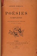 Poésies complètes. - par RIMBAUD (Arthur): Relié. (1895) | Librairie KOEGUI