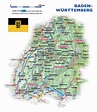 Karta Baden WüRttemberg - Gorje Karta