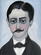 Marcel Proust Art Print Literary Art Proust Portrait French | Etsy