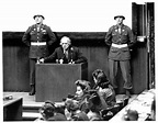 Joachim von Ribbentrop on the Witness Stand, IMT, Nuremberg Germany ...